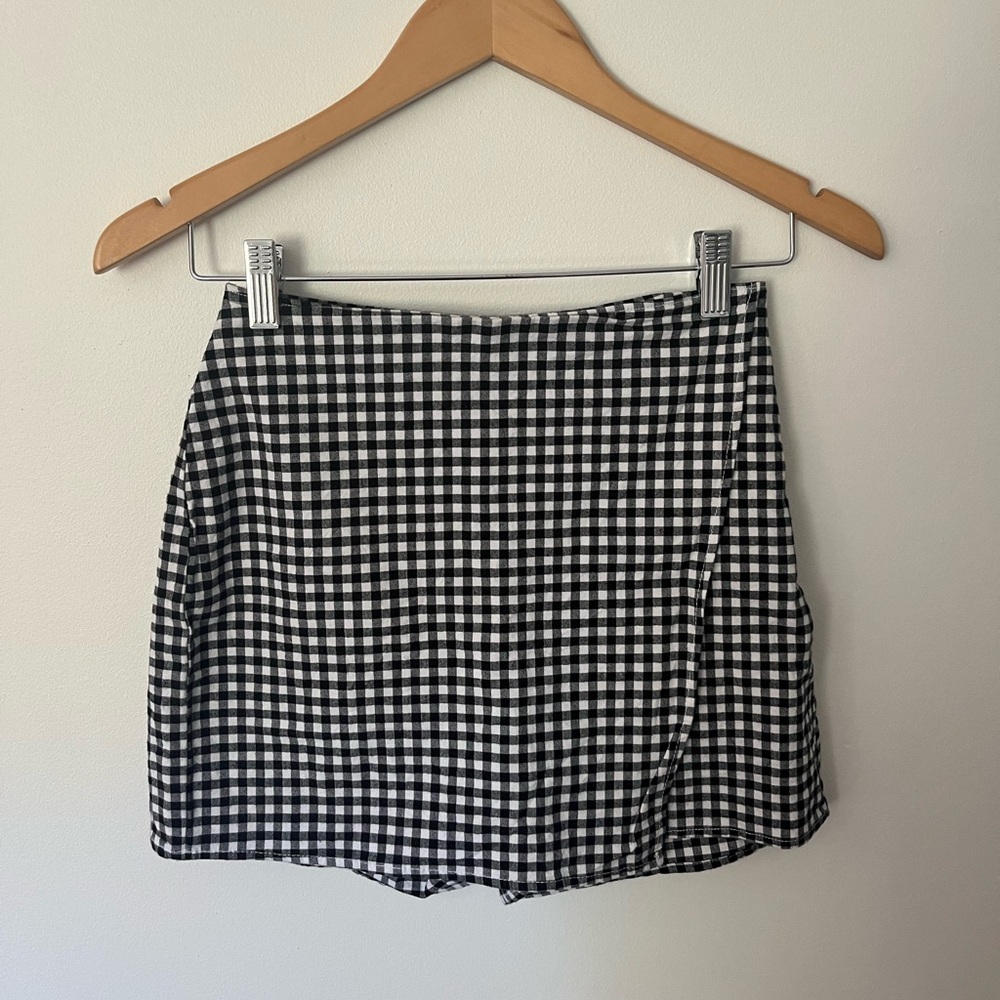 Hollister Gingham Skort, XS